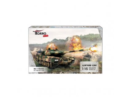 134146 torro rc leopard 2a6 nenafarbeny 1 16 kit