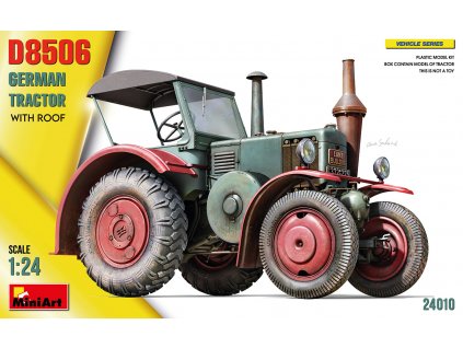 Miniart 24010 German Tractor D8506 With Roof 01