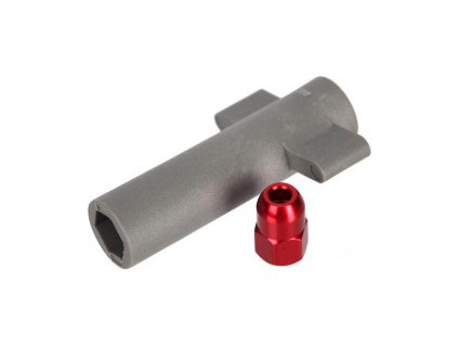 136372 1 tra5526r traxxas prechodka anteny cervena s klucom