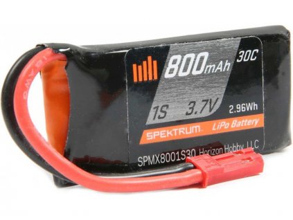 136540 1 akumulator spektrum lipo 800mah 3 7v 30c jst