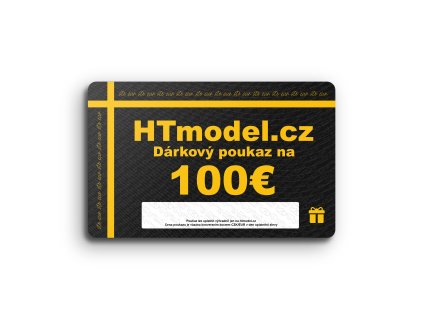Elektronická dárková poukázka - 100 EUR