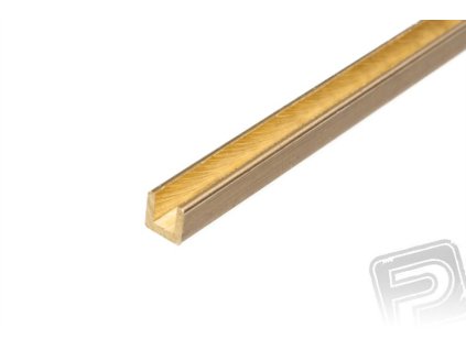 139921 1 mosadzny profil u 2x2x1000mm