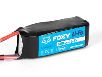 142510 1 akumulator foxy li fe 500mah 6 4v rx