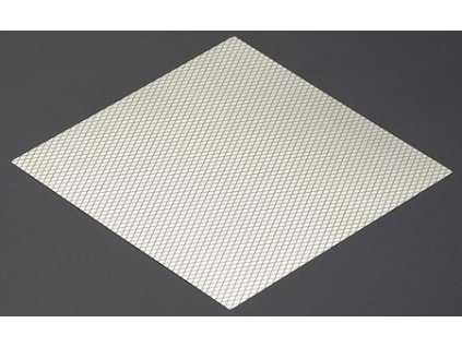 144925 1 plech ocelovy 0 2mm 10x10cm s kosostvorcami killerbody