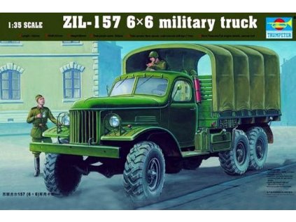 145792 1 zil 157 6x6 military truck 1 35 trumpeter