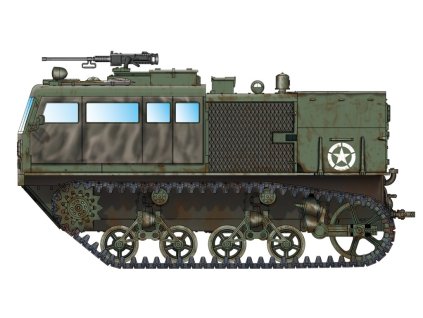 149983 1 m4 high speed tractor 3 in 90mm 1 72 hobby boss