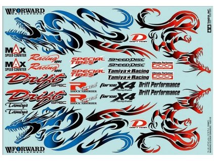 153475 1 nalepky dekoracne tamiya dragon 1 10