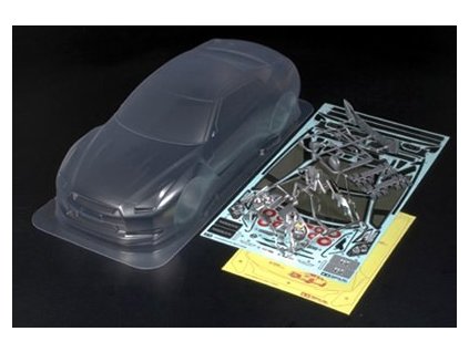 155479 1 karoseria tamiya nissan gt r streetversion nenafarbena 1 10