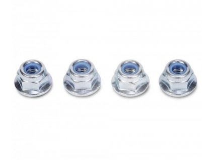 159043 1 matice na kolesa tamiya m4 flange lock nut 4 ks