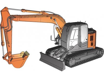 160834 1 hitachi bager zaxis 135us 1 35
