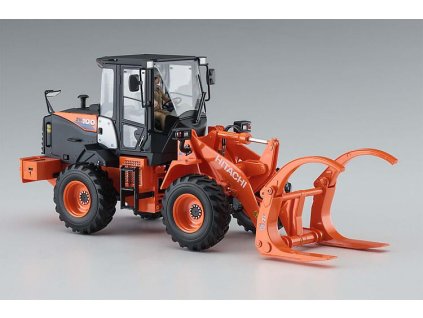 160855 1 hitachi wheel loader zw100 6 log grapple working machine 1 35