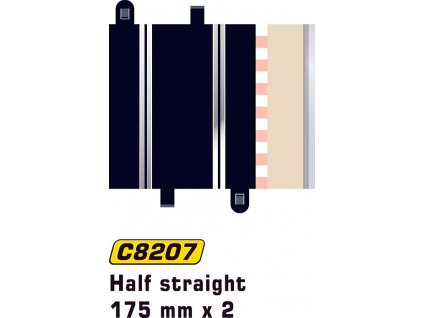 160996 1 rovny diel sport half straight 175mm 2 ks