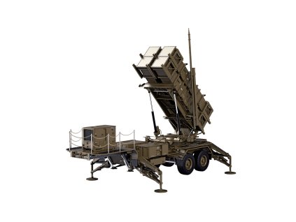 amewi rc u s m747 missile launch vehicle patriot green 1 12 kit 08
