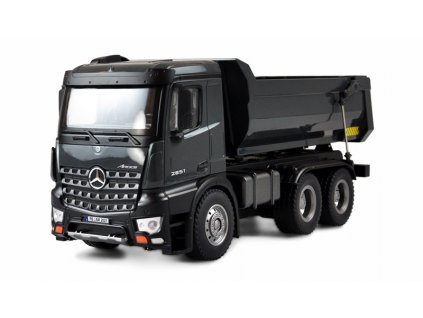 161314 1 amewi rc mb arocs kipper polo kovovy sivy v2 1 14 rtr