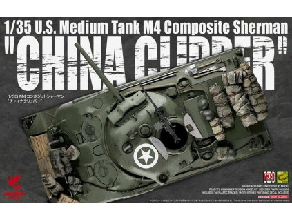 165328 1 m4 composite sherman china clipper 1 35 asuka