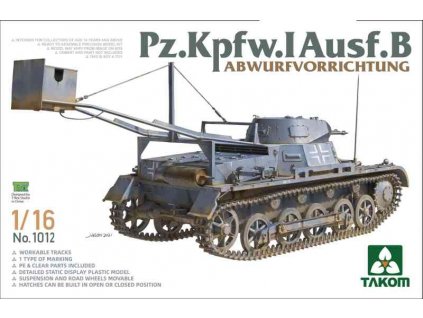 167548 1 pz kpfw i ausf b abwurfvorrichtung 1 16 takom