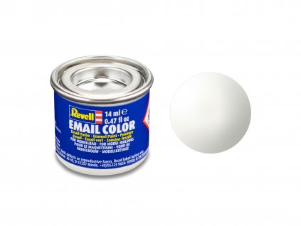 Barva Revell ENAMEL - 04 Bílá lesklá (White Gloss RAL9010) 14ml