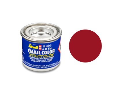 Barva Revell ENAMEL - 36 Červená karmínová matná (Carmine Red Matt RAL3002) 14ml