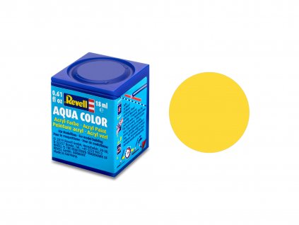 170353 1 farba revell aqua 15 zlta matna yellow matt ral1017 18ml