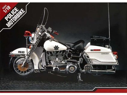184030 classic police motorcycle 1 10 academy