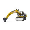 excavator with wheel grader xe 5000 unlicensed 1 16 03413 bruder 02