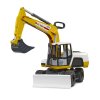 excavator with wheel grader xe 5000 unlicensed 1 16 03413 bruder 01