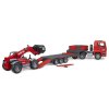 MAN TGA low loader with Manitou MLT633 telehandler 1/16