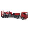 MAN TGA low loader with Manitou MLT633 telehandler 1/16