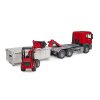 MAN TGS truck with roll-off container and Schäffer Hoflader 2630 1/16