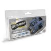 drybrush set blue colors