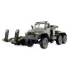 ural b36 military truck with flat bed trailer 1 16 rtr amewi 22671 09