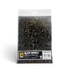 black marble square die cut marble tiles