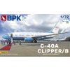 boeing c 40a clipper b 1 72 big planes kits 7224 06