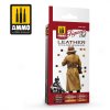 127879 2 sada farieb mig leather color range set