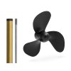 138220 1 lodny hriadel s puzdrom 180mm skrutka 30mm