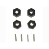144697 1 unasac wheel hex hub with pin 4 pcs hobao