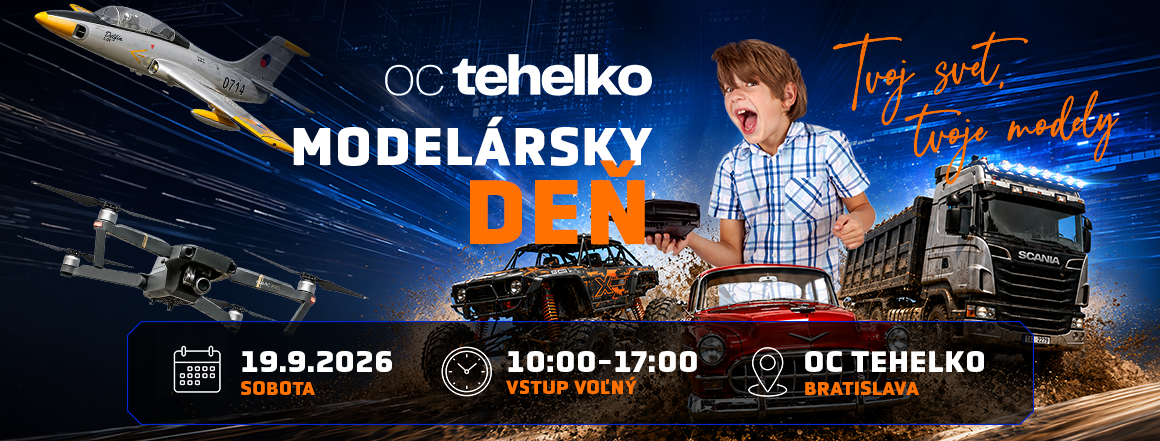 Modelársky deň v OC Tehelko Bratislava