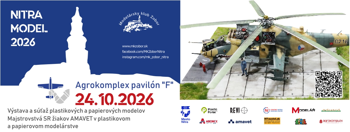 Nitra model 2026 - pozvanie na modelársku výstavu