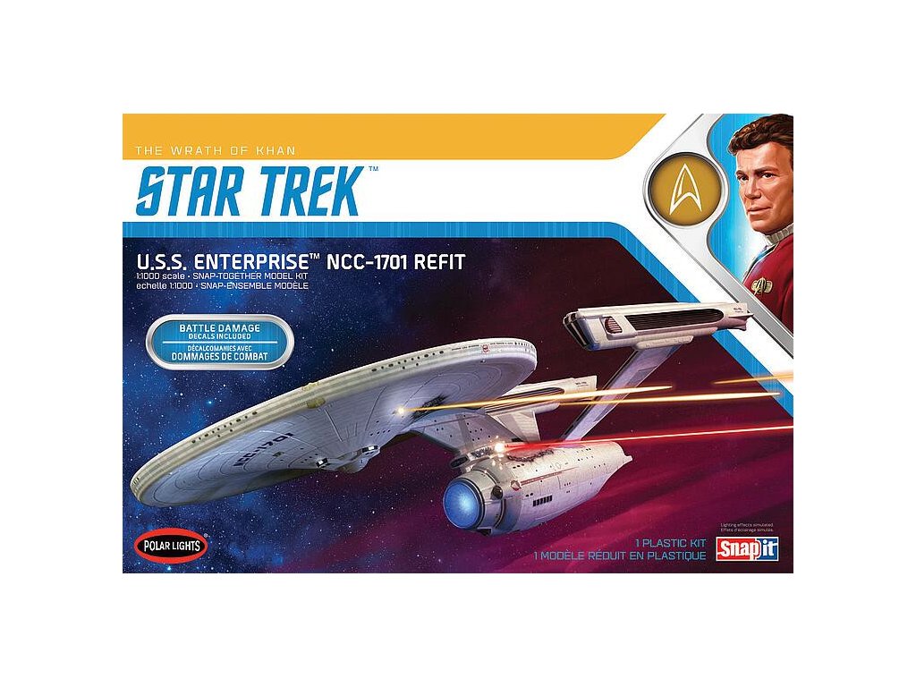 Star Trek U.S.S. Enterprise Refit Wrath of Edition Polar Lights