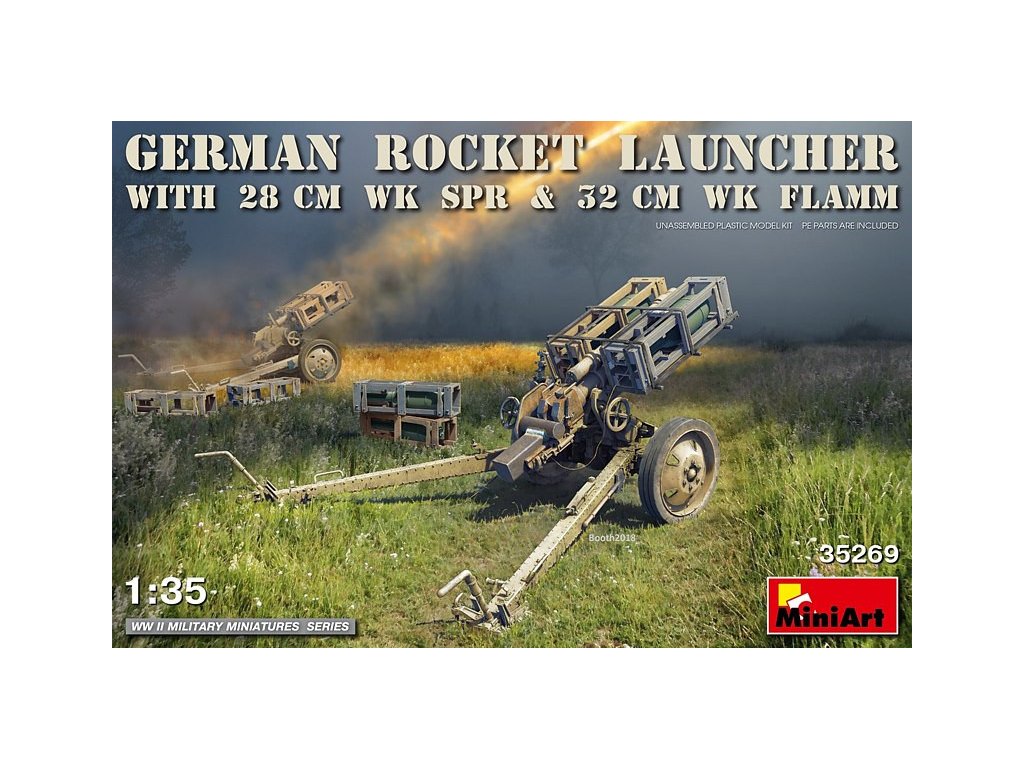 German Rocket Launcher with 28cm WK Spr & 32cm WK Flamm 1/35