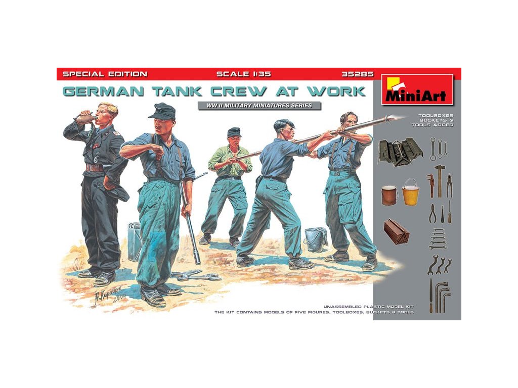German Tank Crew at Work Special Edition 1/35 MiniArt