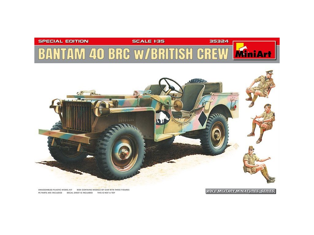 Bantam 40 BRC w/British Crew. Special Edition 1/35 MiniArt