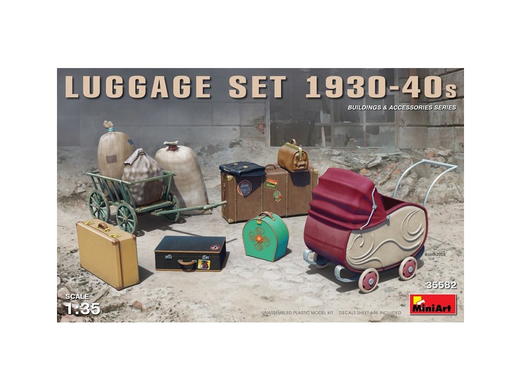 Luggage Set 1930-40s 1/35 MiniArt