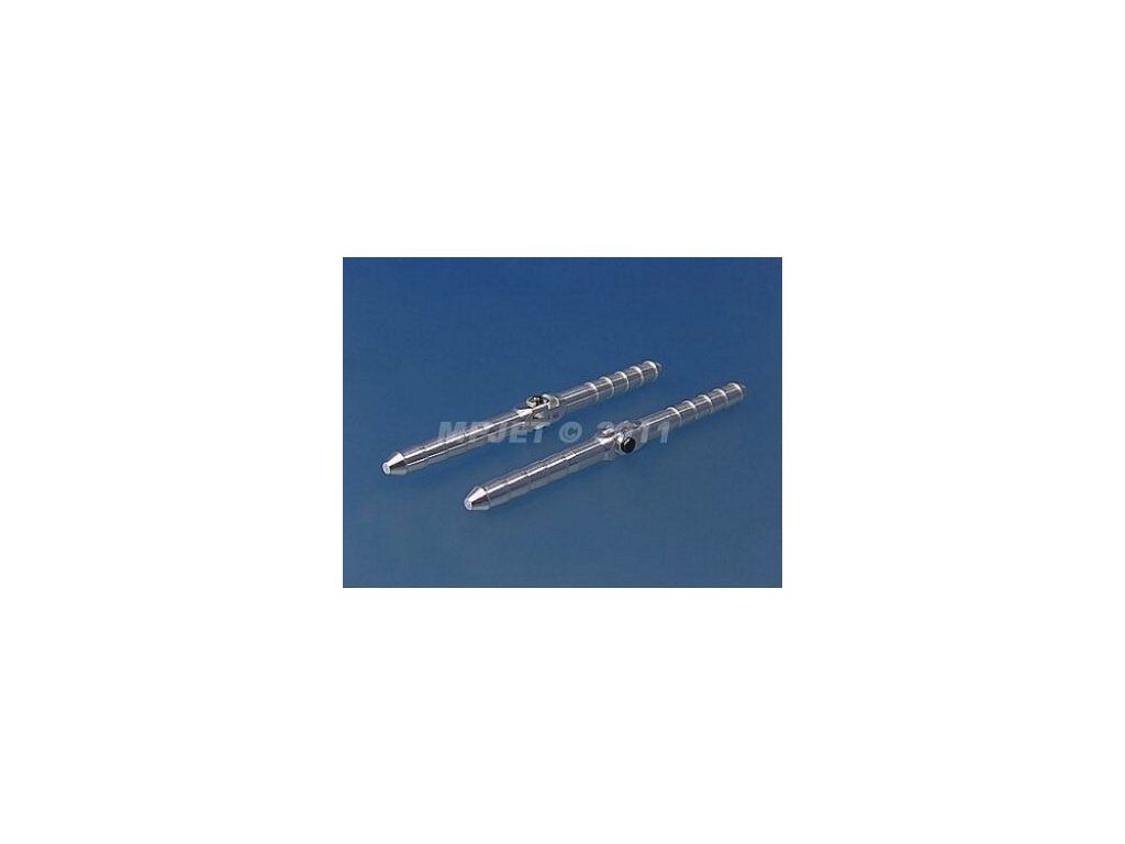 Pin type hinge Aluminium, 3x50 mm 6pcs demountable