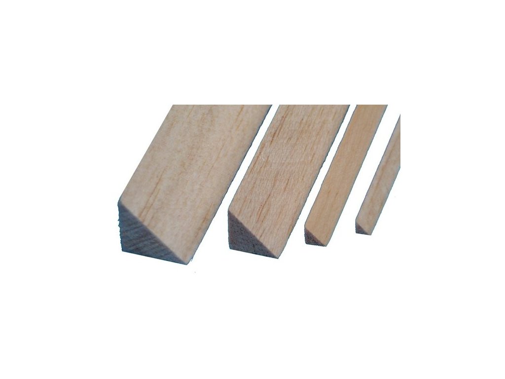 Balzová 3uhol. lišta 15x15x1000mm