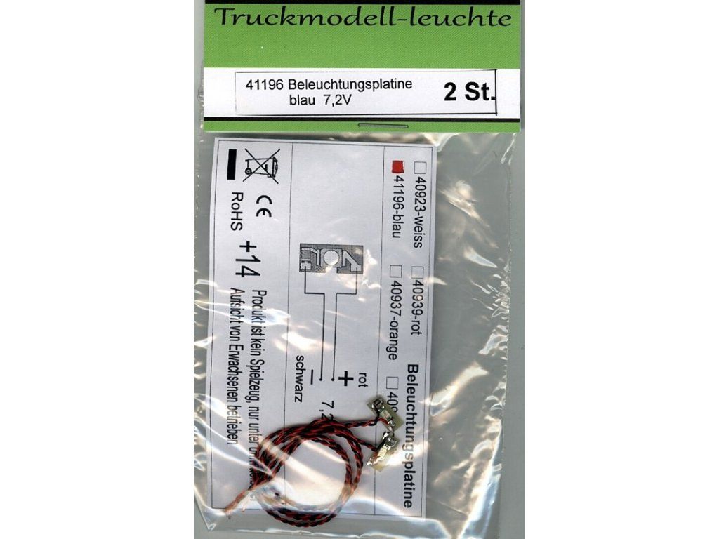Blaue LED mit Leiterplatte zur Montage in 41046