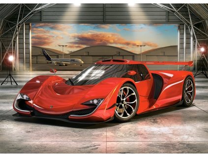 Concept Car in Hangar, Puzzle 60  Castorland