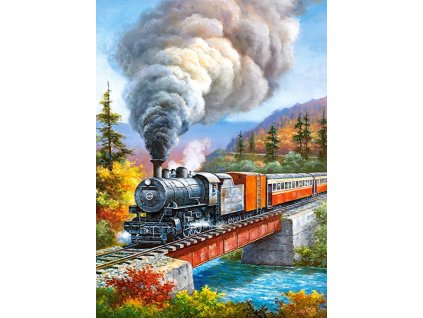 Train Crossing, Puzzle 200  Castorland