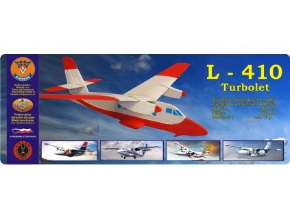 L 410 Turbolet 400mm Throwing Plane