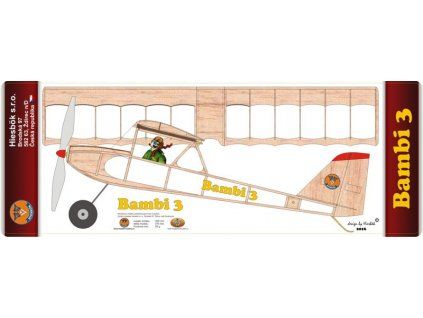 Bambi 3 Gummiantriebsmodell 605 mm